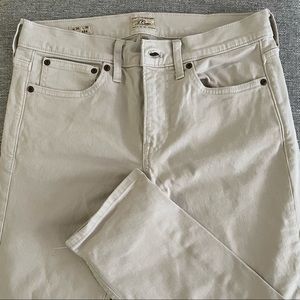 J. Crew 484 slim fit jeans in cream white